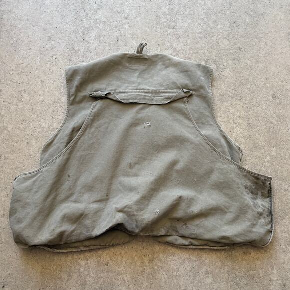 Men's Vintage 90's Texsport Fieldwear Brown Gray Zip Up Hunting Utility Vest XL - Picture 7 of 9